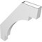 Ekena Millwork 3 1/2-in. W x 28-in. D x 36-in. H Merced Architectural Grade PVC Knee Brace BRCP035X28X36MRC - alternate 6